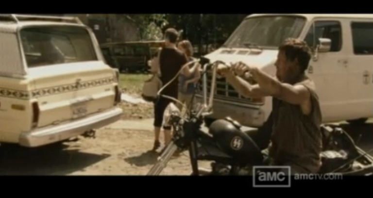 walking dead triumph chopper